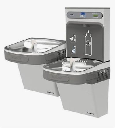 Elkay E-EZSTL8WSS2K – Bebedero manual y llenador de botellas automatico y bebedero adicional