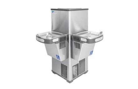 Cánovas LIFE 300 – Bebedero accesible life 300 con dos piletas de acero inoxidable, teclas en brail