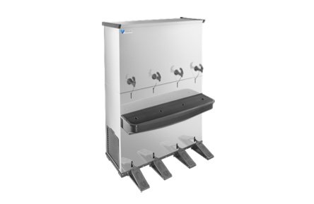Cánovas RESIST 200 P – Bebedero industrial resist 200 litros en acero inoxidable 430 con 4 pedales indi